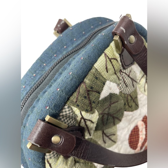 Handcrafted Handmade Quilted Handbag Girl Reading Book Cat New *Call Out* - Picture 12 of 13